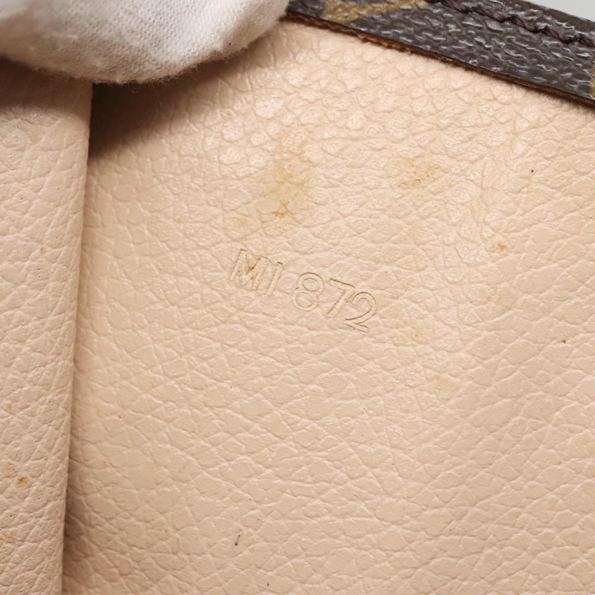 LOUIS VUITTON Monogram Sac Plat Hand Bag M51140 LV Auth 139114