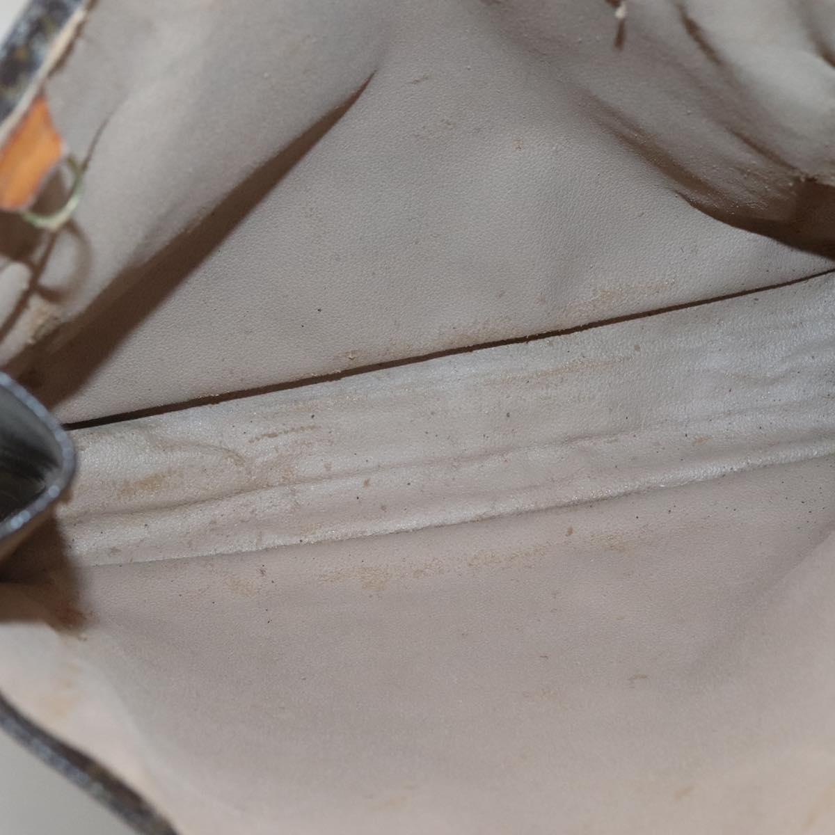 LOUIS VUITTON Monogram Sac Plat Hand Bag M51140 LV Auth 139115