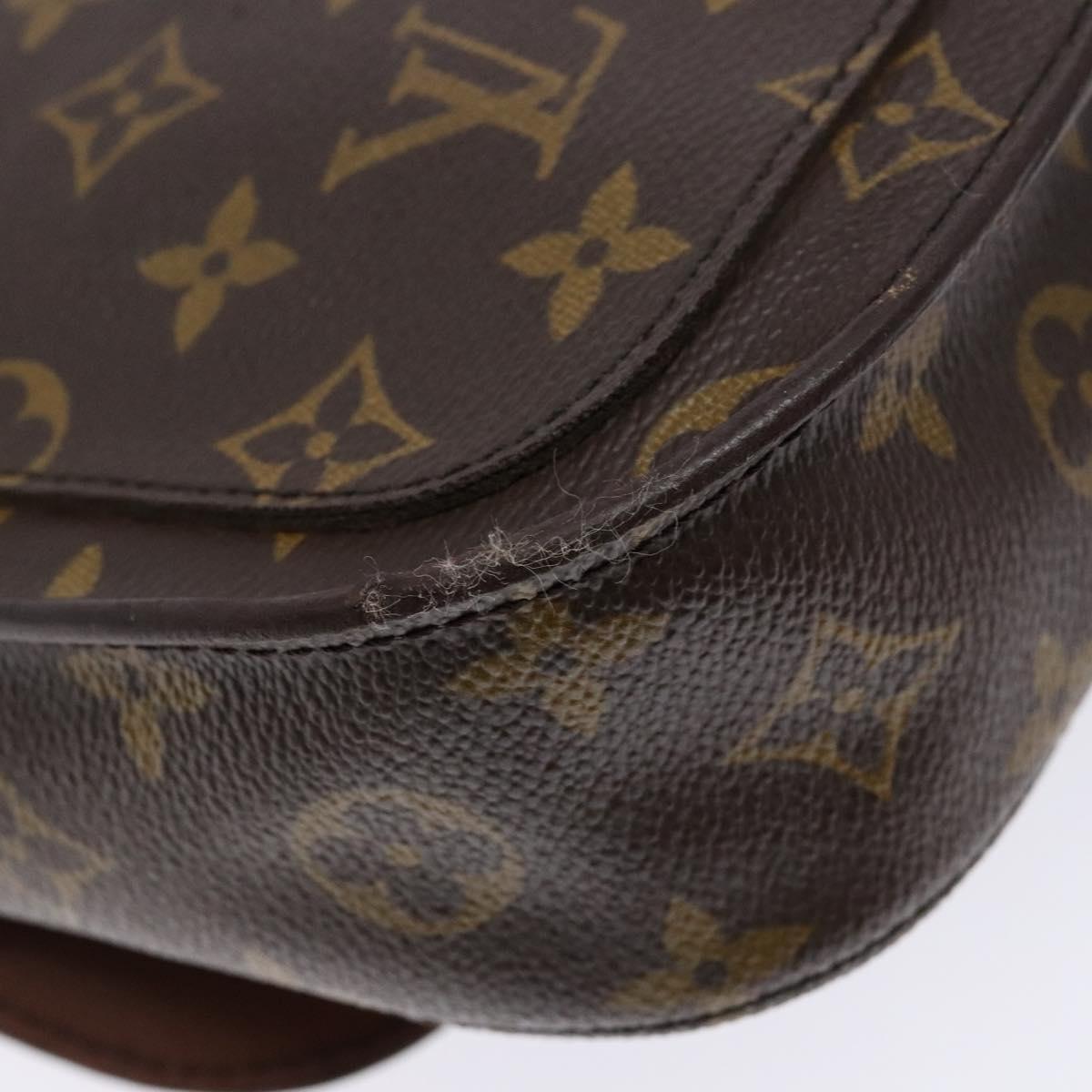 LOUIS VUITTON Monogram Saint Cloud MM Shoulder Bag M51243 LV Auth 139118