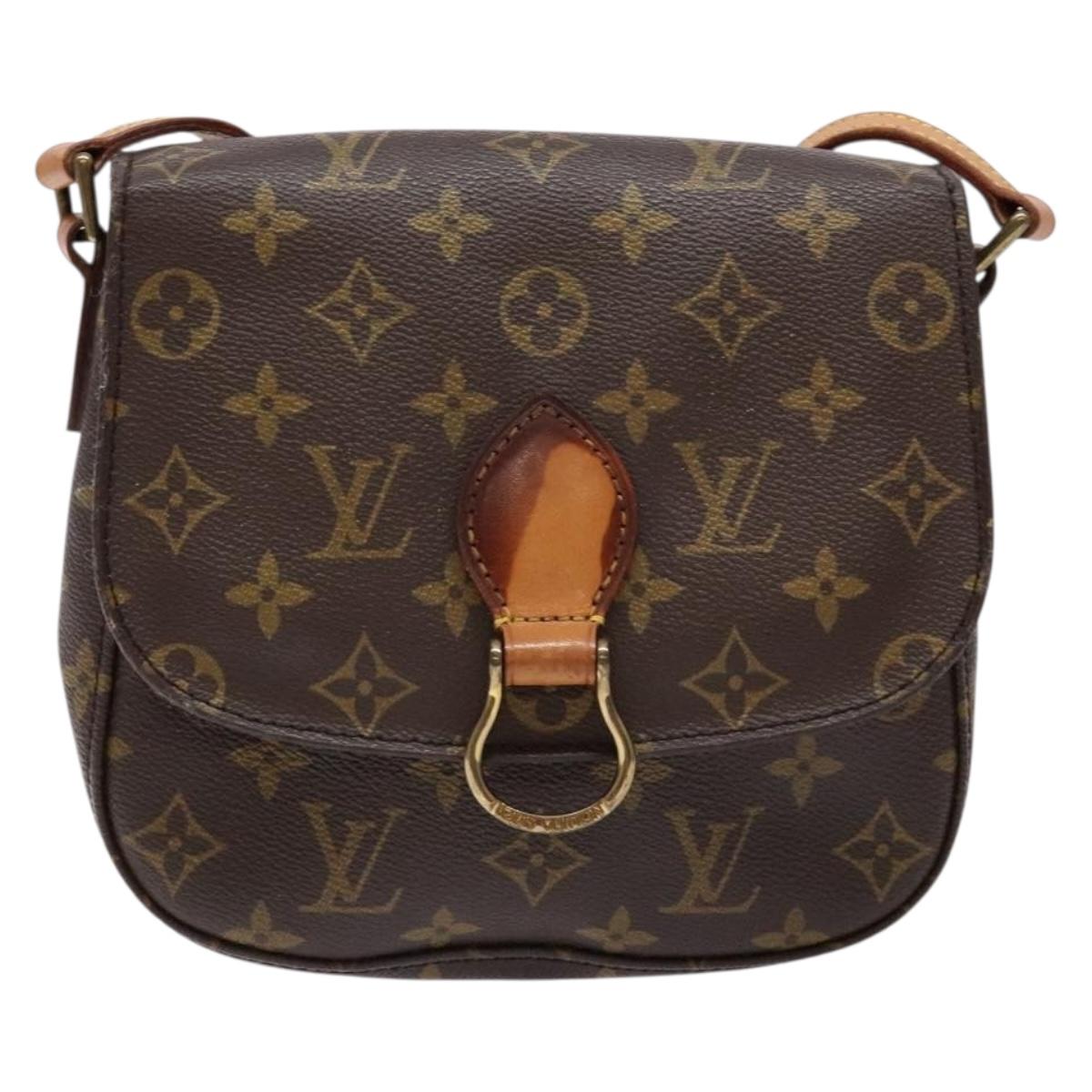 LOUIS VUITTON Monogram Saint Cloud MM Shoulder Bag M51243 LV Auth 139118