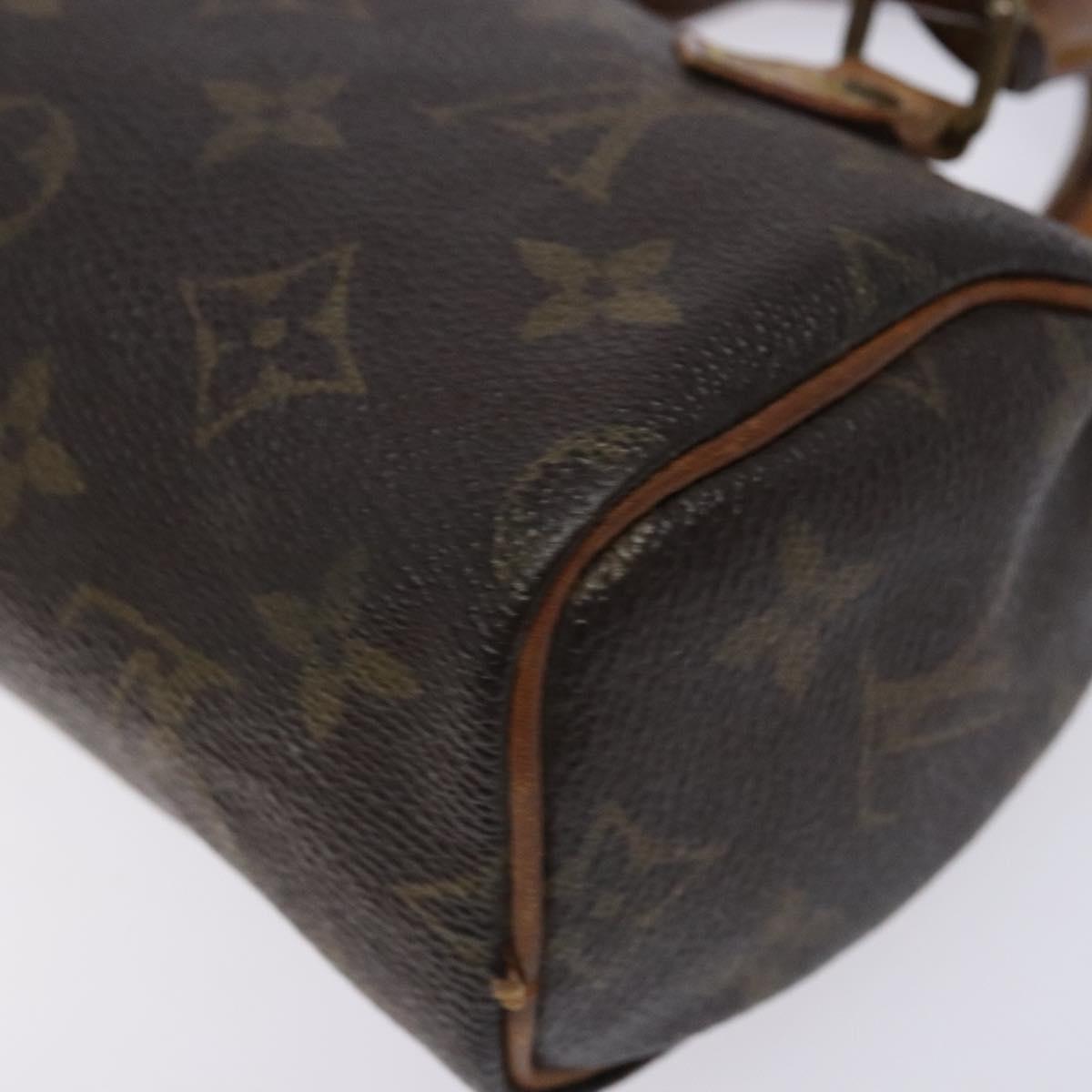 LOUIS VUITTON Monogram Mini Speedy Hand Bag M41534 LV Auth 139147