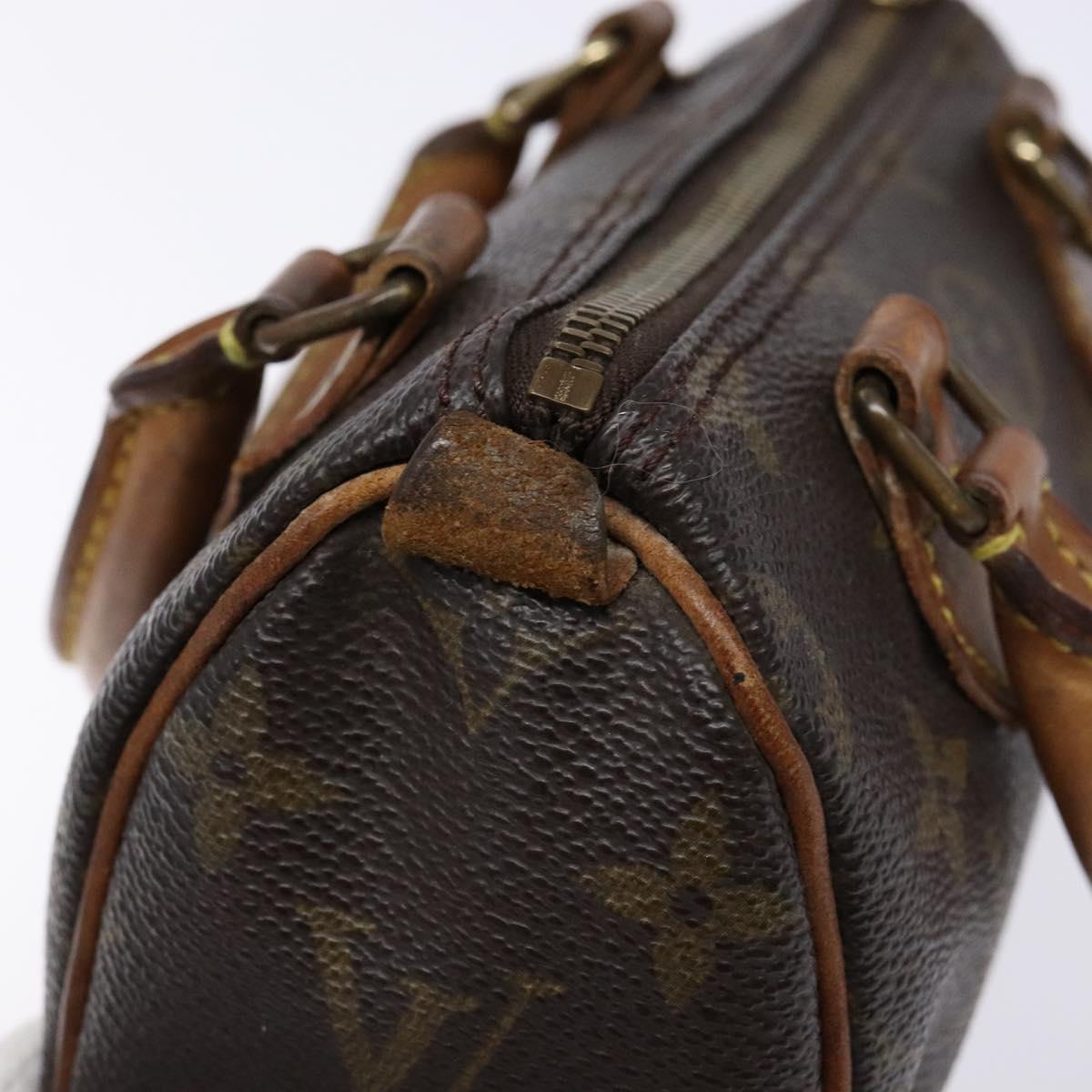 LOUIS VUITTON Monogram Mini Speedy Hand Bag M41534 LV Auth 139147