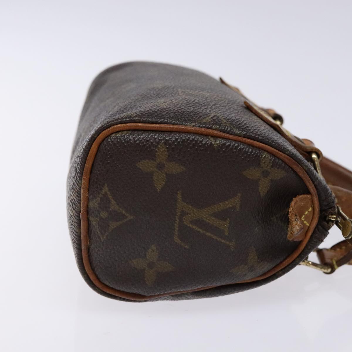 LOUIS VUITTON Monogram Mini Speedy Hand Bag M41534 LV Auth 139147