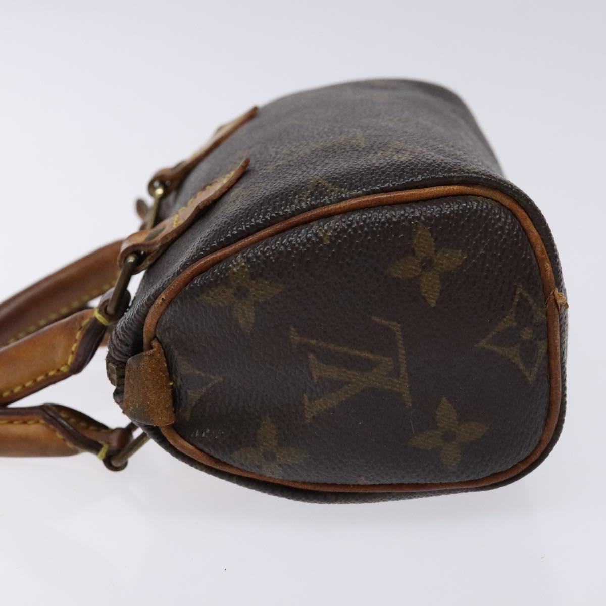 LOUIS VUITTON Monogram Mini Speedy Hand Bag M41534 LV Auth 139147