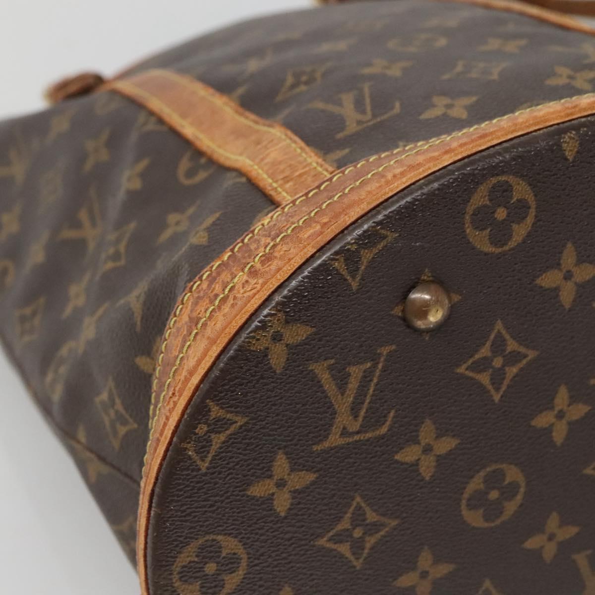 LOUIS VUITTON Monogram Bucket GM Shoulder Bag M42236 LV Auth 139149