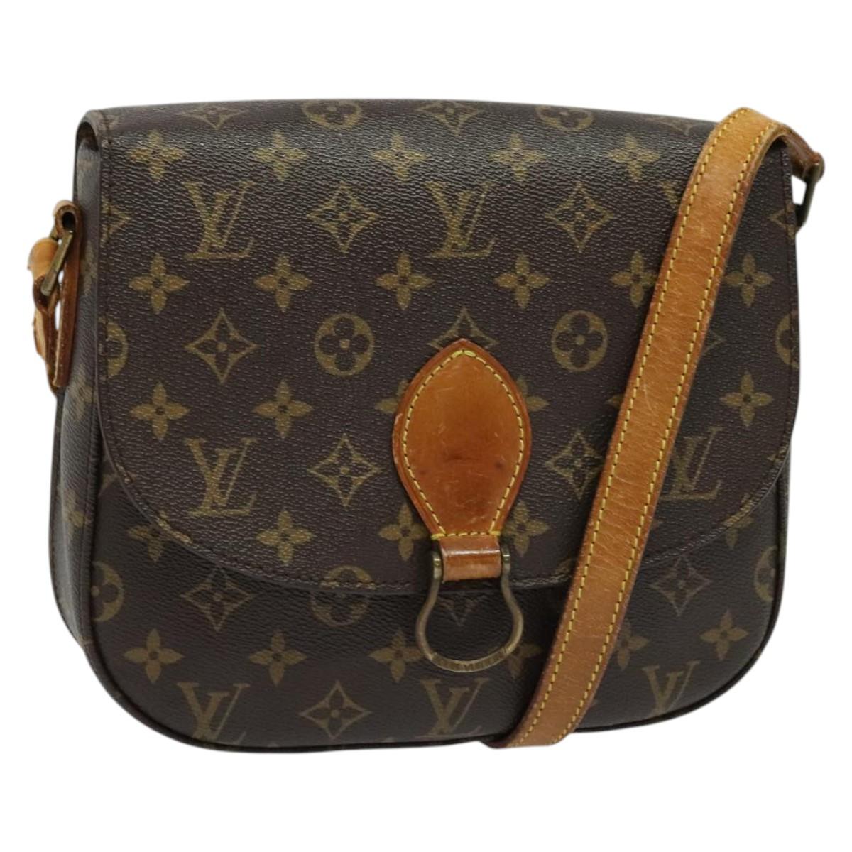 LOUIS VUITTON Monogram Saint Cloud GM Shoulder Bag M51242 LV Auth 139163
