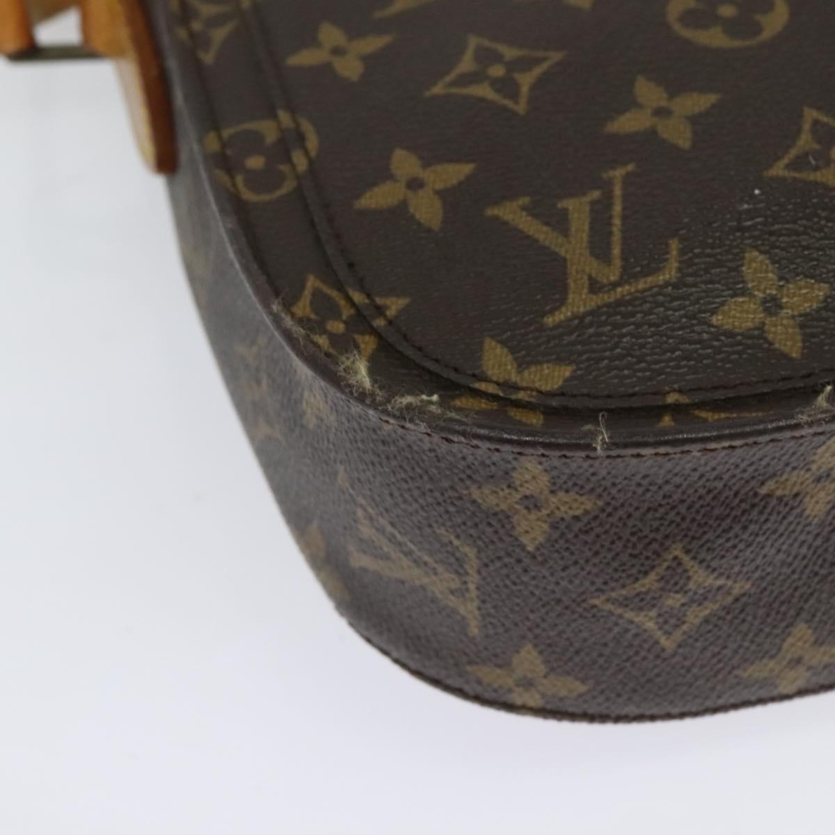 LOUIS VUITTON Monogram Saint Cloud GM Shoulder Bag M51242 LV Auth 139163