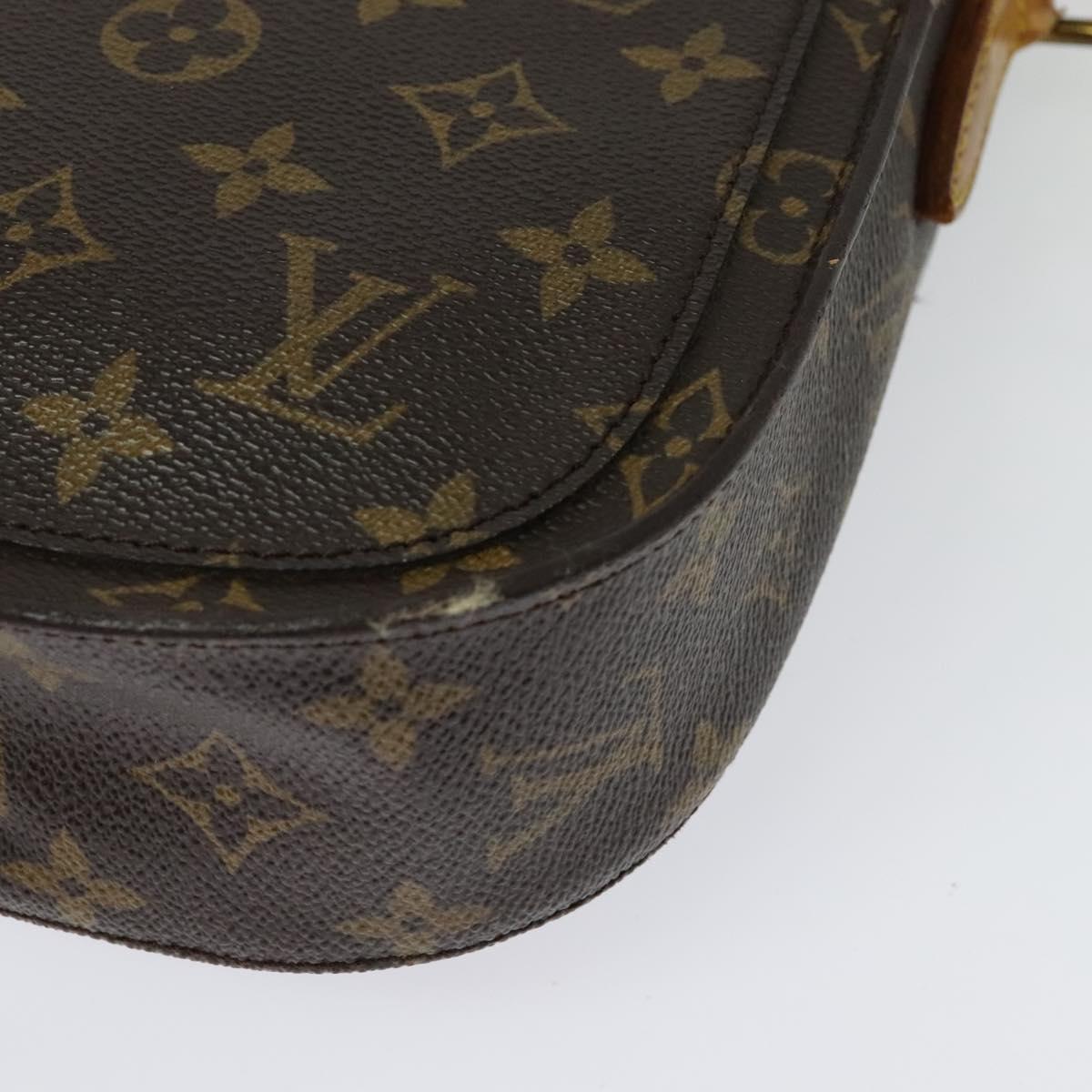LOUIS VUITTON Monogram Saint Cloud GM Shoulder Bag M51242 LV Auth 139163