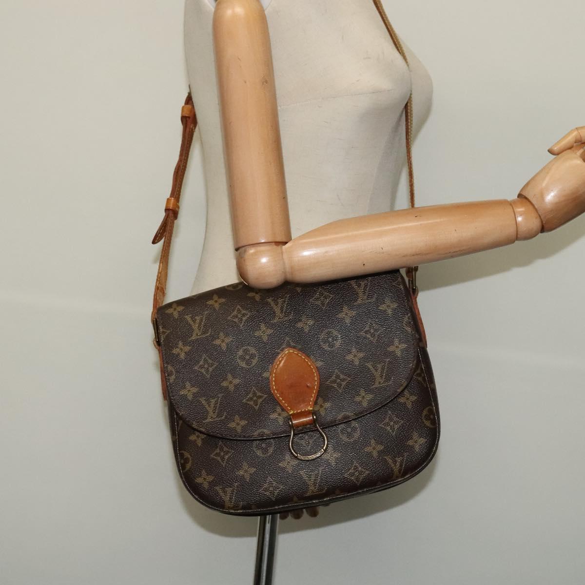 LOUIS VUITTON Monogram Saint Cloud GM Shoulder Bag M51242 LV Auth 139163