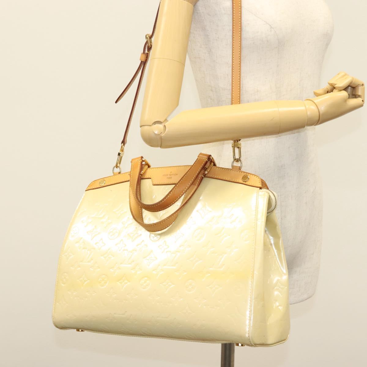 LOUIS VUITTON Monogram Vernis Blair GM Bag 2way Broncorail M91454 LV Auth 139170