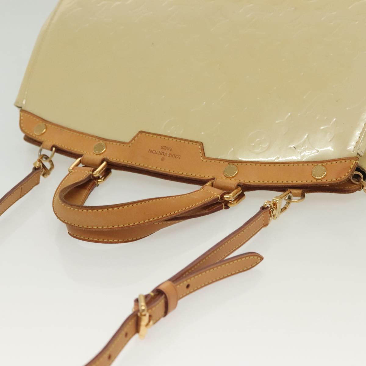 LOUIS VUITTON Monogram Vernis Blair GM Bag 2way Broncorail M91454 LV Auth 139170