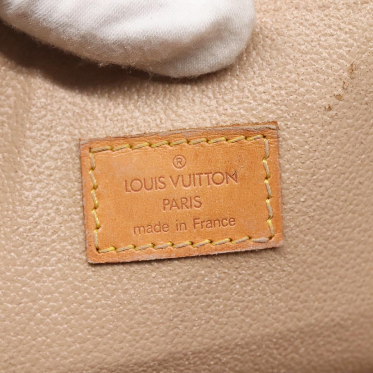 LOUIS VUITTON Monogram Sac Plat Hand Bag M51140 LV Auth 139183
