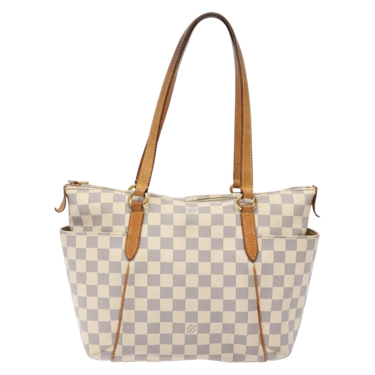 LOUIS VUITTON Damier Azur Totally PM Tote Bag N51261 LV Auth 139188