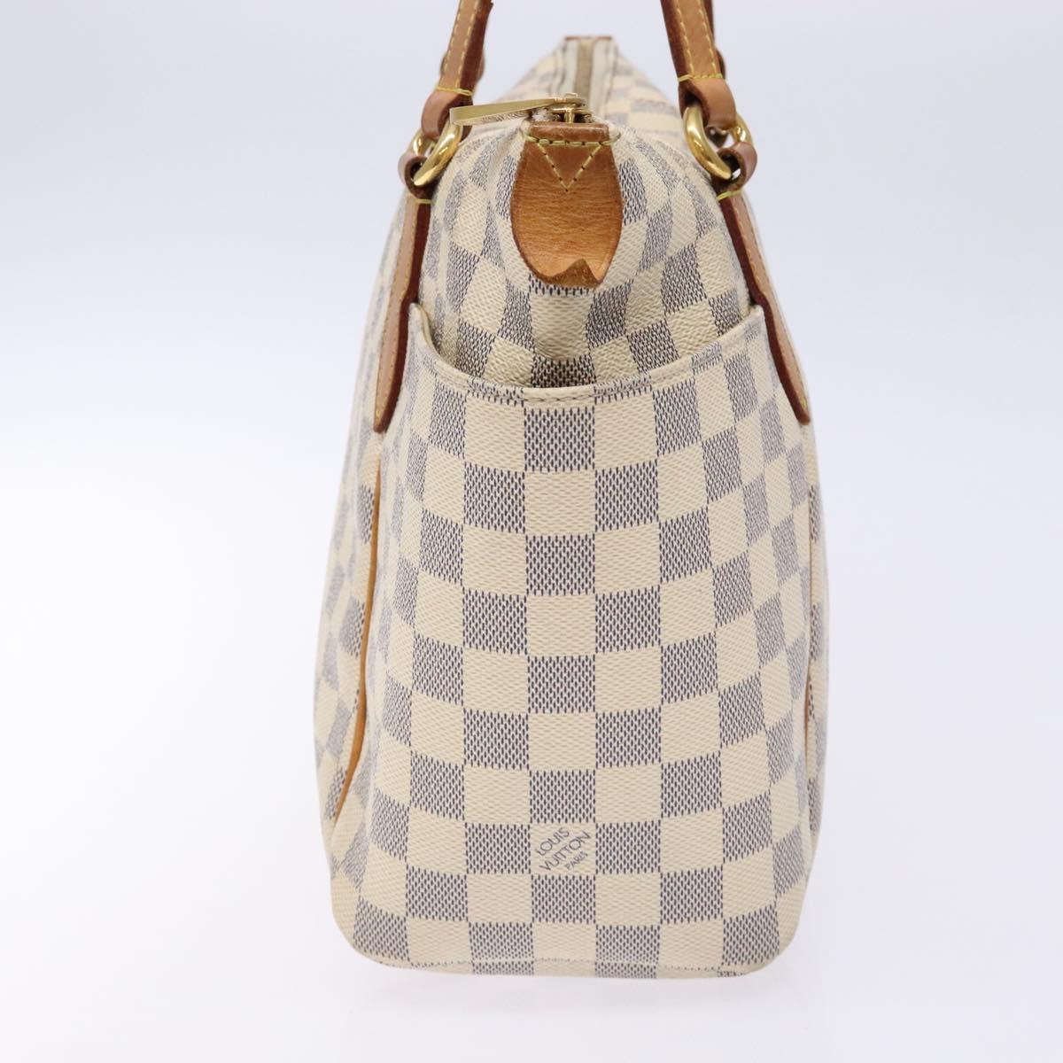 LOUIS VUITTON Damier Azur Totally PM Tote Bag N51261 LV Auth 139188