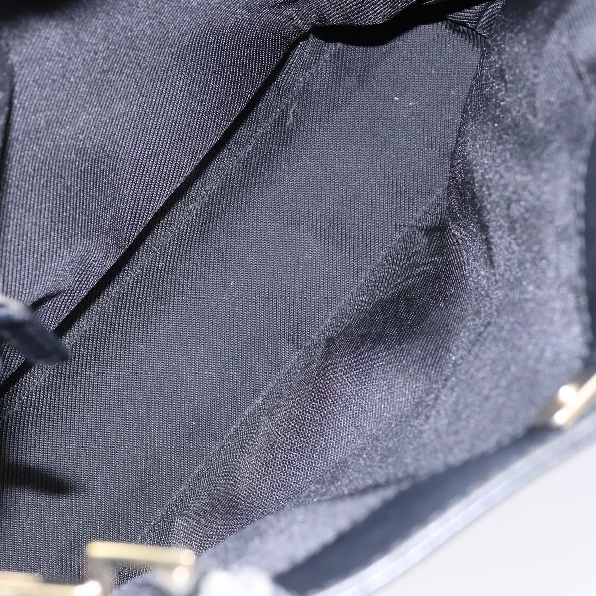 GUCCI GG Canvas Shoulder Bag Black Gold 33900 Auth 139189A