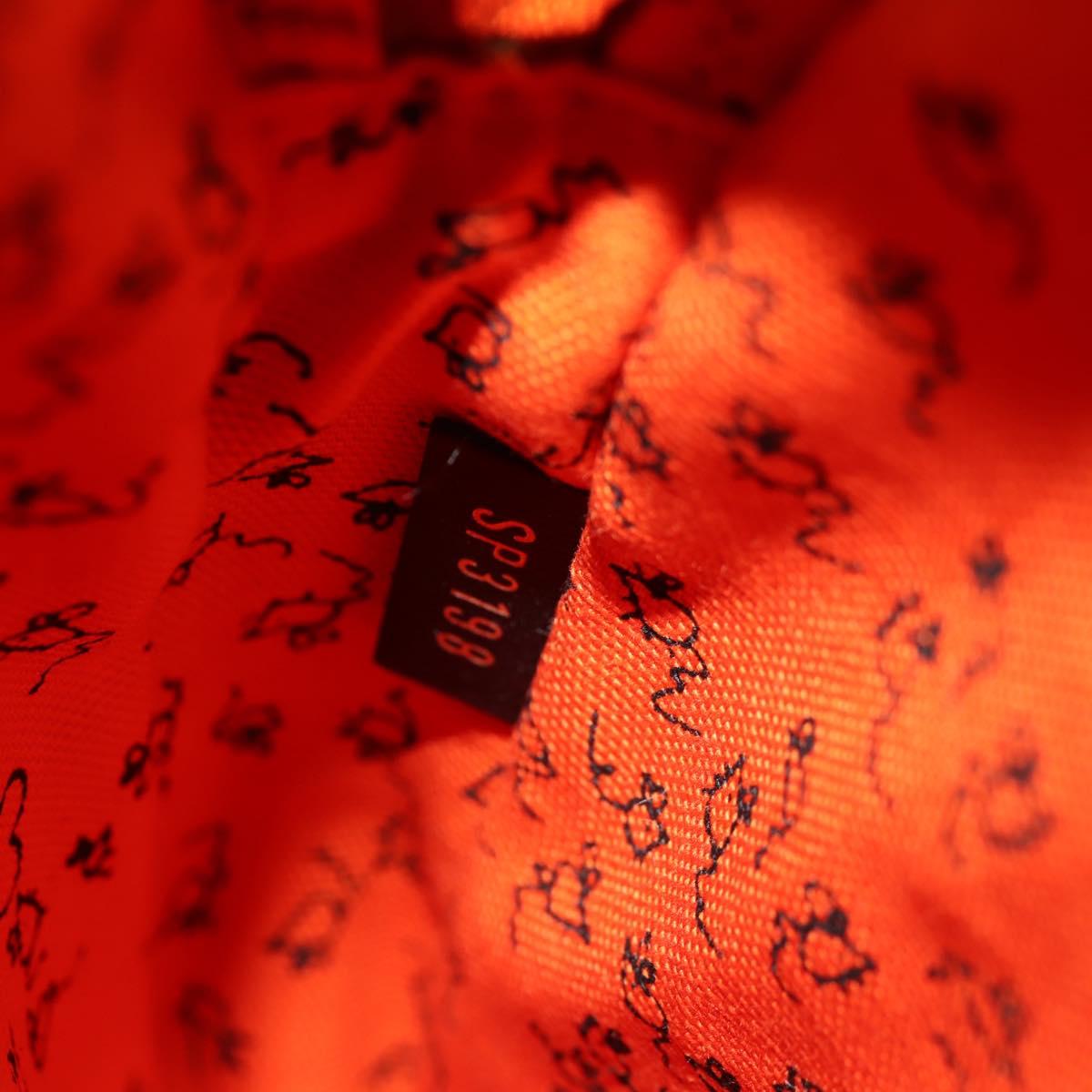 LOUIS VUITTON Monogram Reverse Dog Face Pochette Bag Gray M53171 LV Auth 139199M