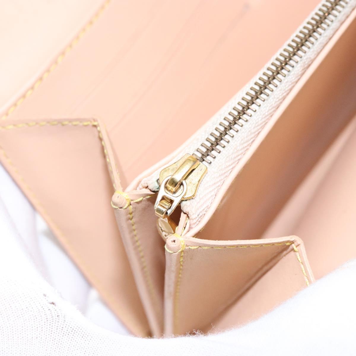 LOUIS VUITTON Multicolor Portefeuille Sarah Wallet White M93532 Auth 139202