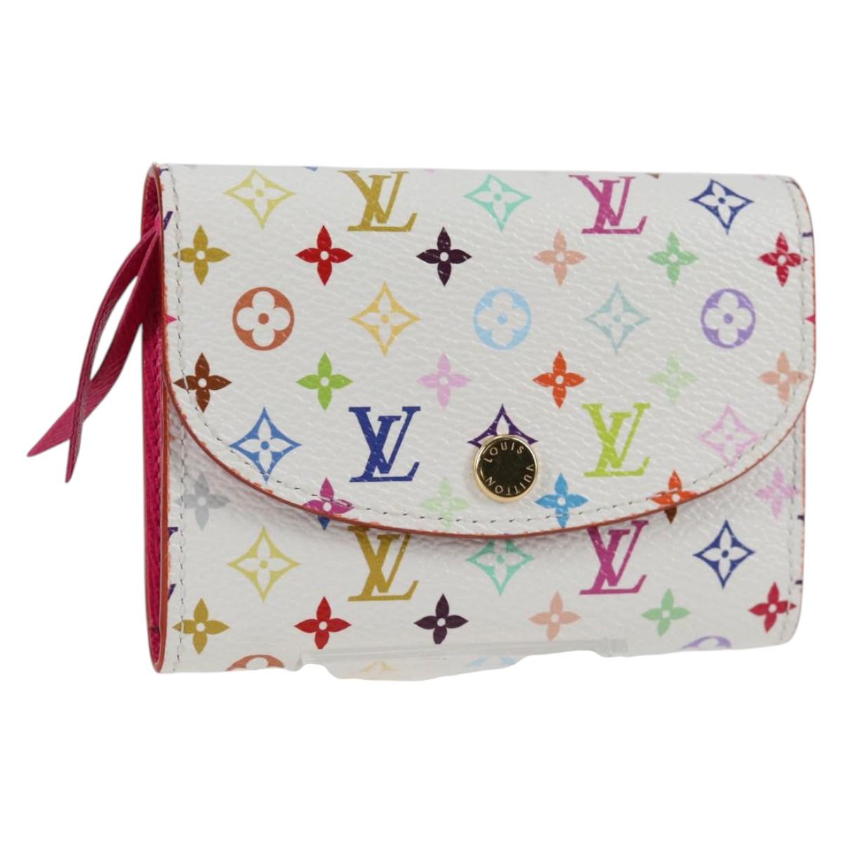 LOUIS VUITTON Multicolor Porte Monnaie Rosary Coin Purse M13399 LV Auth 139205M