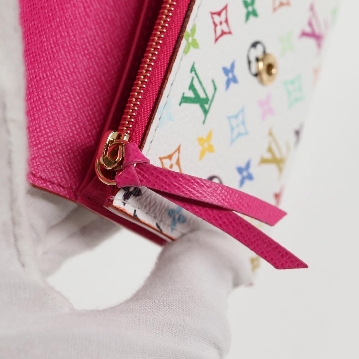 LOUIS VUITTON Multicolor Porte Monnaie Rosary Coin Purse M13399 LV Auth 139205M