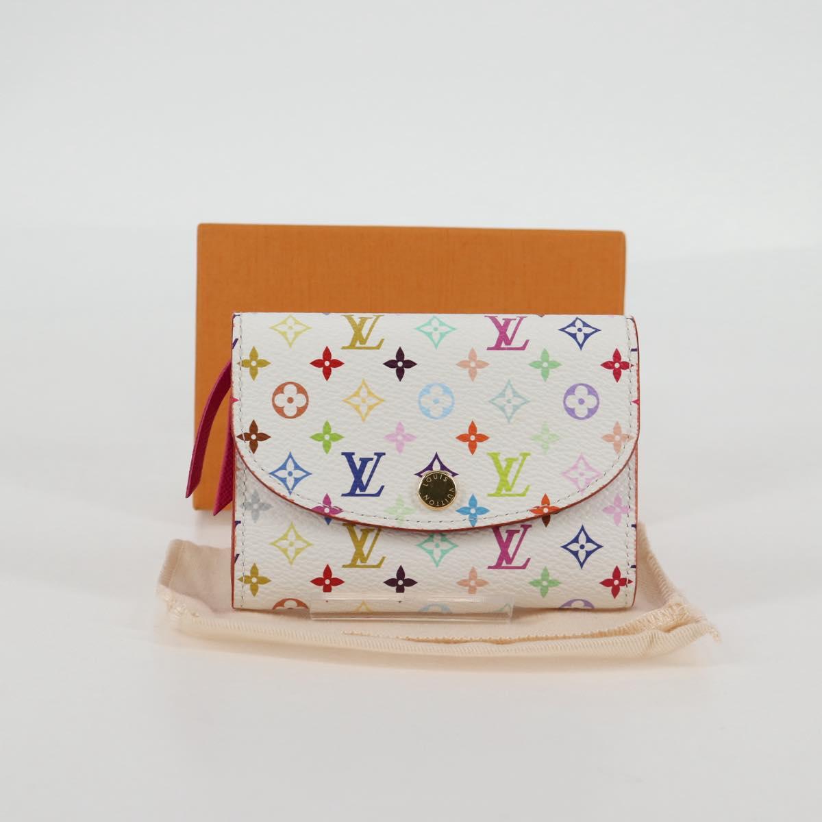 LOUIS VUITTON Multicolor Porte Monnaie Rosary Coin Purse M13399 LV Auth 139205SAM