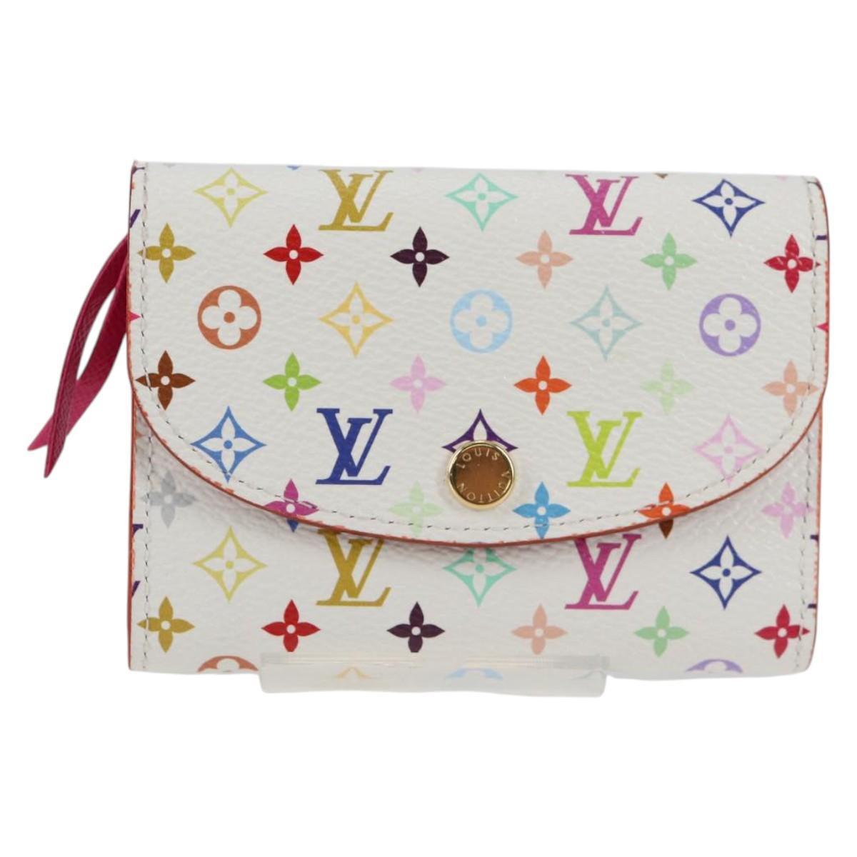 LOUIS VUITTON Multicolor Porte Monnaie Rosary Coin Purse M13399 LV Auth 139205M