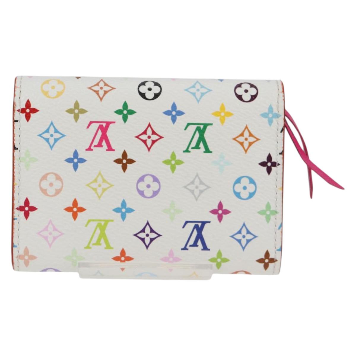 LOUIS VUITTON Multicolor Porte Monnaie Rosary Coin Purse M13399 LV Auth 139205SAM