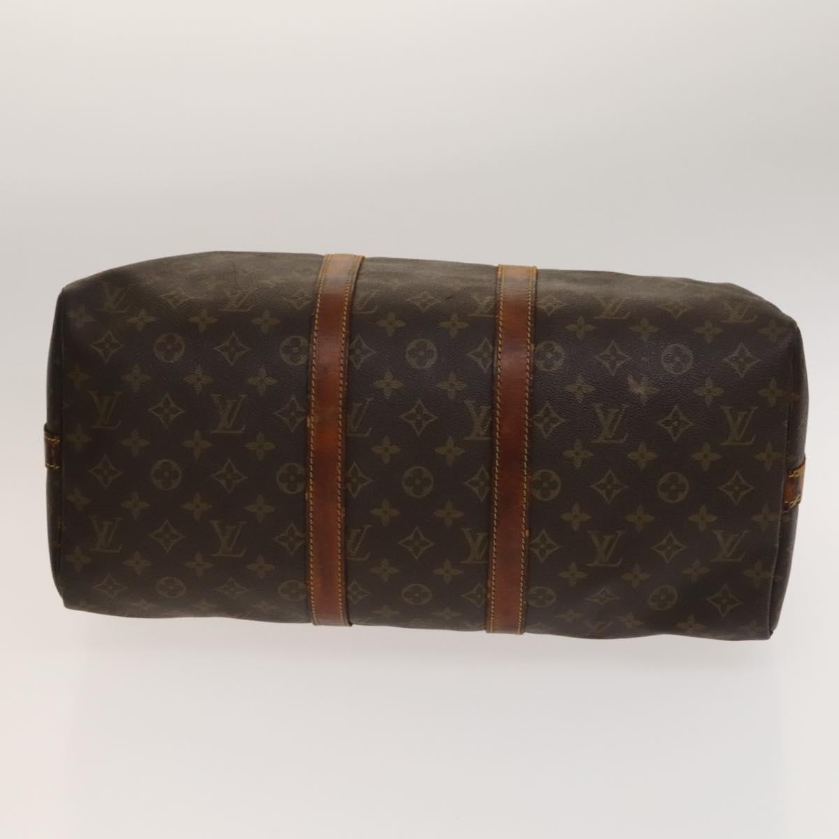 LOUIS VUITTON Monogram Keepall Bandouliere 45 Boston Bag M41418 LV Auth 139233