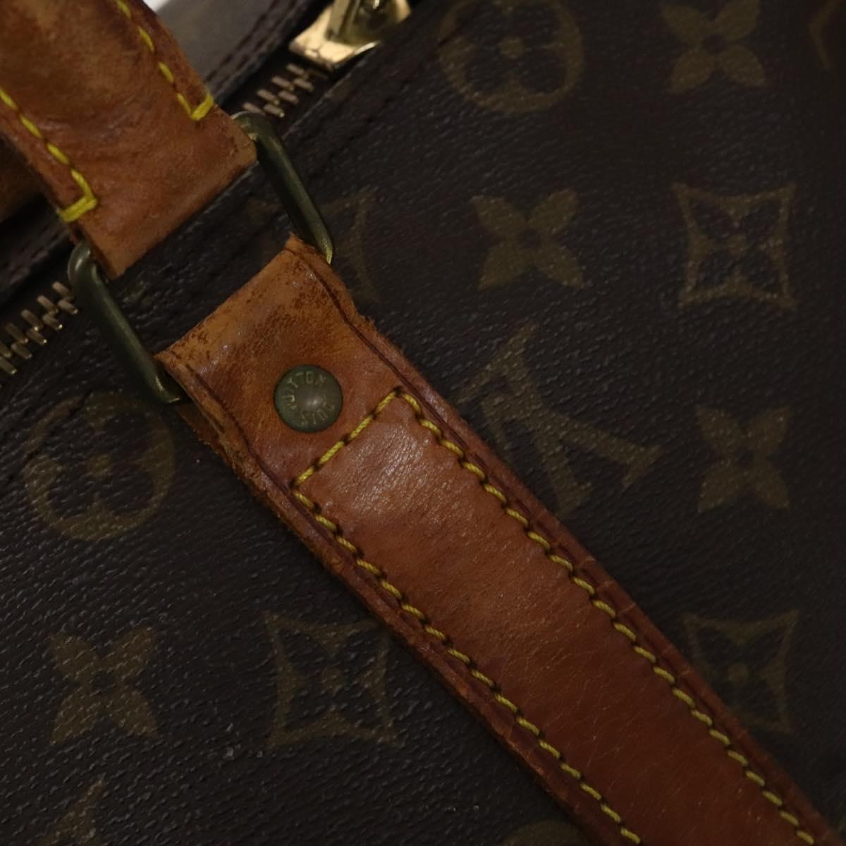 LOUIS VUITTON Monogram Keepall Bandouliere 45 Boston Bag M41418 LV Auth 139233