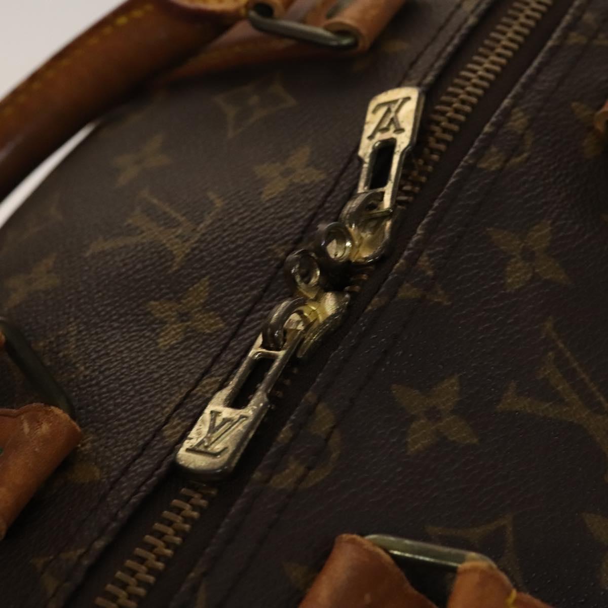 LOUIS VUITTON Monogram Keepall 55 Boston Bag M41424 LV Auth 139234
