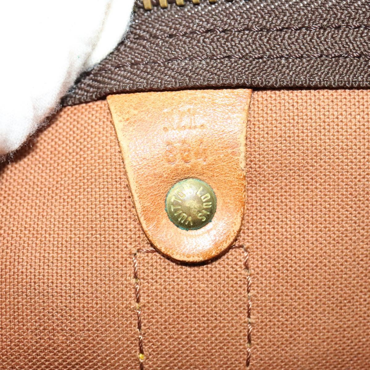 LOUIS VUITTON Monogram Keepall 55 Boston Bag M41424 LV Auth 139234