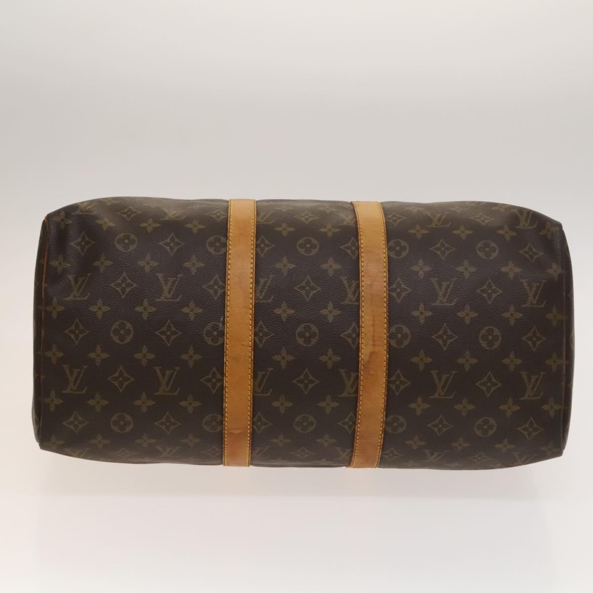LOUIS VUITTON Monogram Keepall 45 Boston Bag M41428 LV Auth 139238