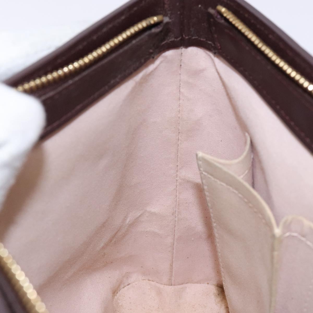 LOUIS VUITTON Monogram Mini Lucille PM Hand Bag Red M92678 LV Auth 139254