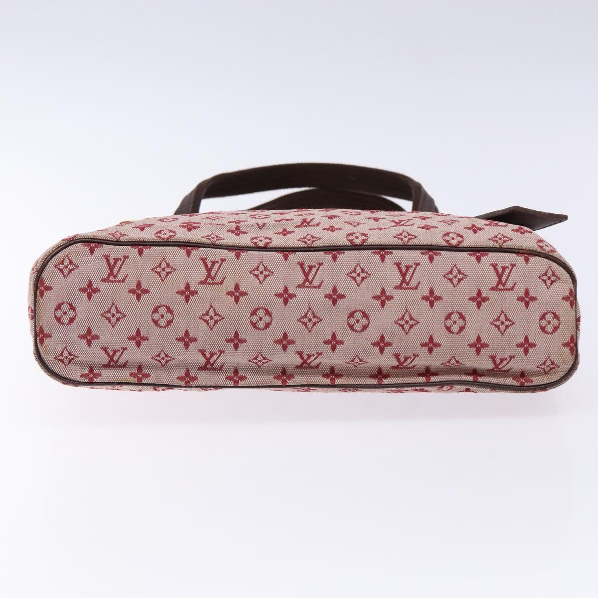 LOUIS VUITTON Monogram Mini Lucille PM Hand Bag Red M92678 LV Auth 139254