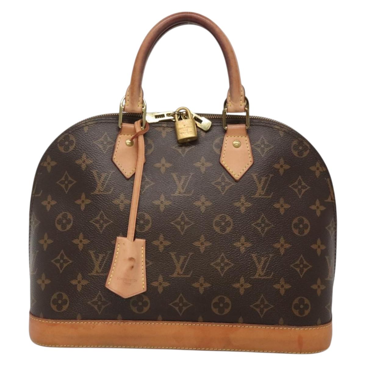 LOUIS VUITTON Monogram Alma PM Hand Bag M53151 LV Auth 139291