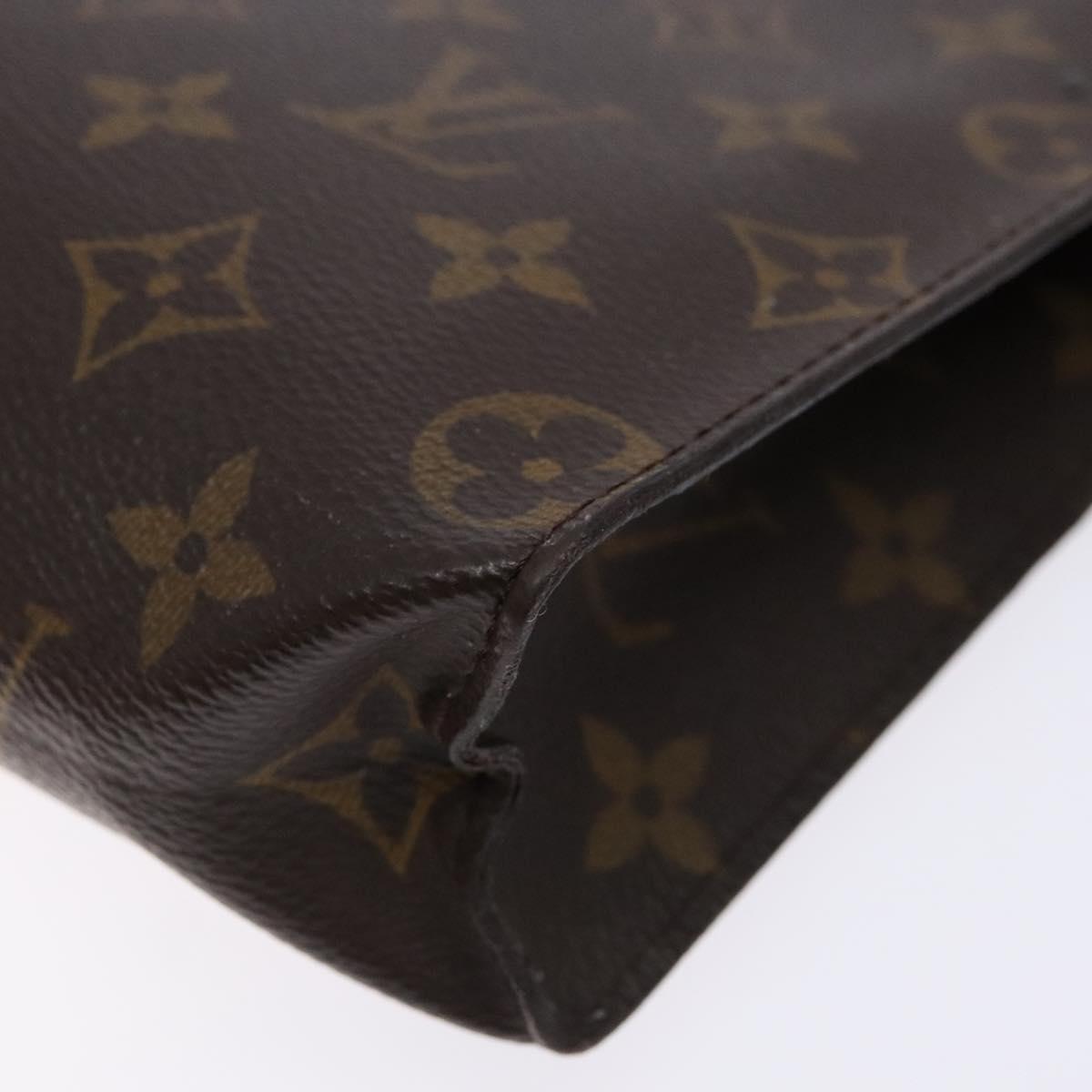LOUIS VUITTON Monogram Poche Toilette 26 Pouch M47542 LV Auth 139292