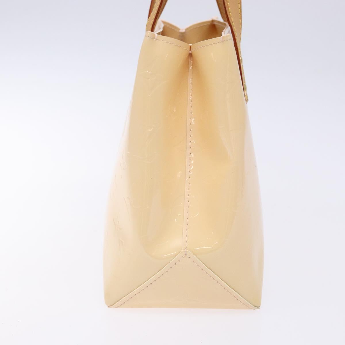 LOUIS VUITTON Monogram Vernis Reade PM Bag Marshmallow Pink M91306 Auth 139303