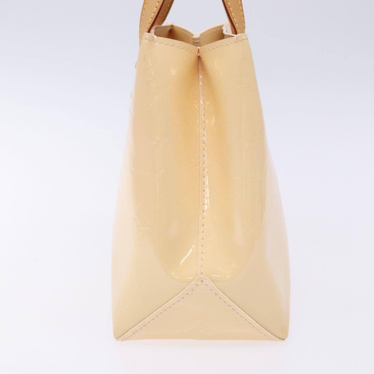 LOUIS VUITTON Monogram Vernis Reade PM Bag Marshmallow Pink M91306 Auth 139303