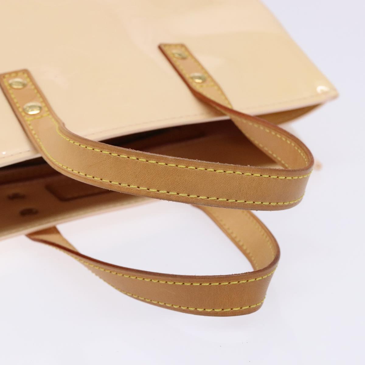 LOUIS VUITTON Monogram Vernis Reade PM Bag Marshmallow Pink M91306 Auth 139303