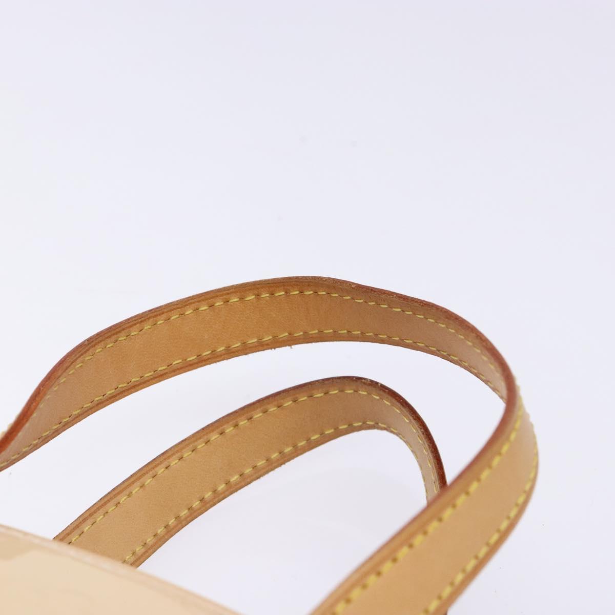 LOUIS VUITTON Monogram Vernis Reade PM Bag Marshmallow Pink M91306 Auth 139303