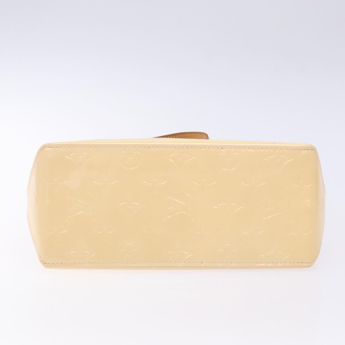 LOUIS VUITTON Monogram Vernis Reade PM Bag Marshmallow Pink M91306 Auth 139303