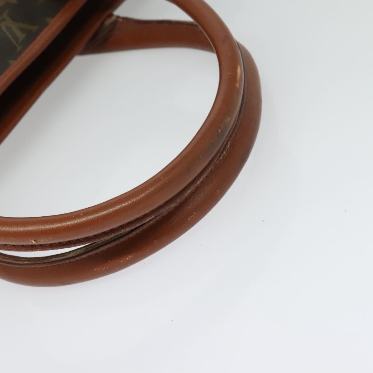 LOUIS VUITTON Monogram Sac Weekend PM Hand Bag M42425 LV Auth 139311