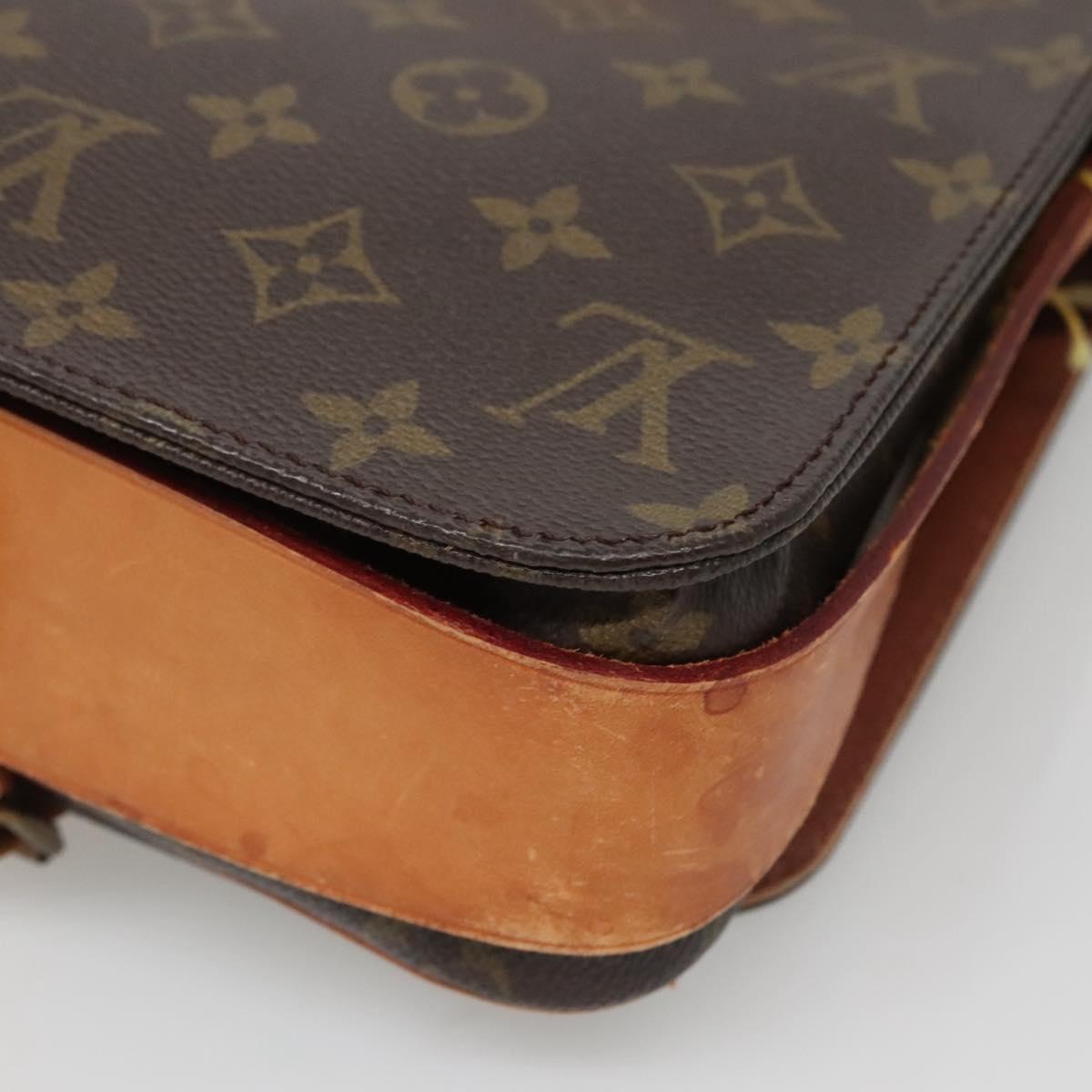LOUIS VUITTON Monogram Cartouchiere MM Shoulder Bag M51253 LV Auth 139313