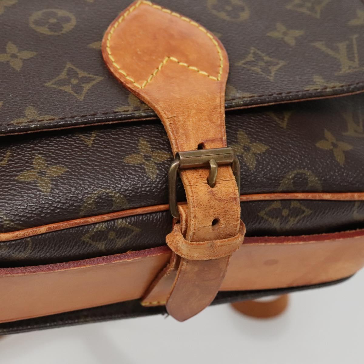 LOUIS VUITTON Monogram Cartouchiere MM Shoulder Bag M51253 LV Auth 139313