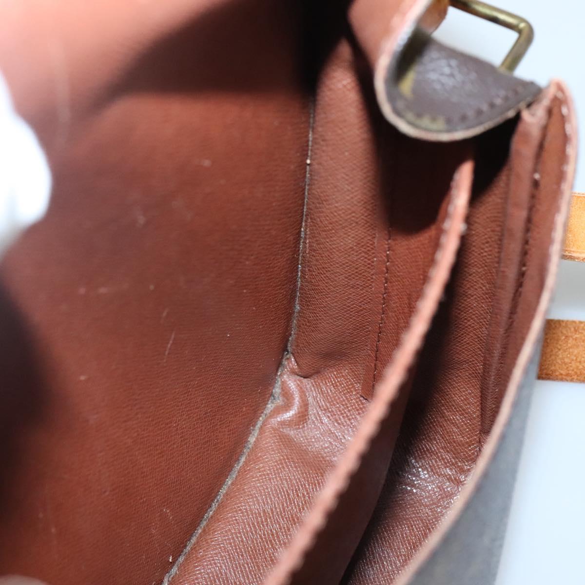 LOUIS VUITTON Monogram Cartouchiere MM Shoulder Bag M51253 LV Auth 139313