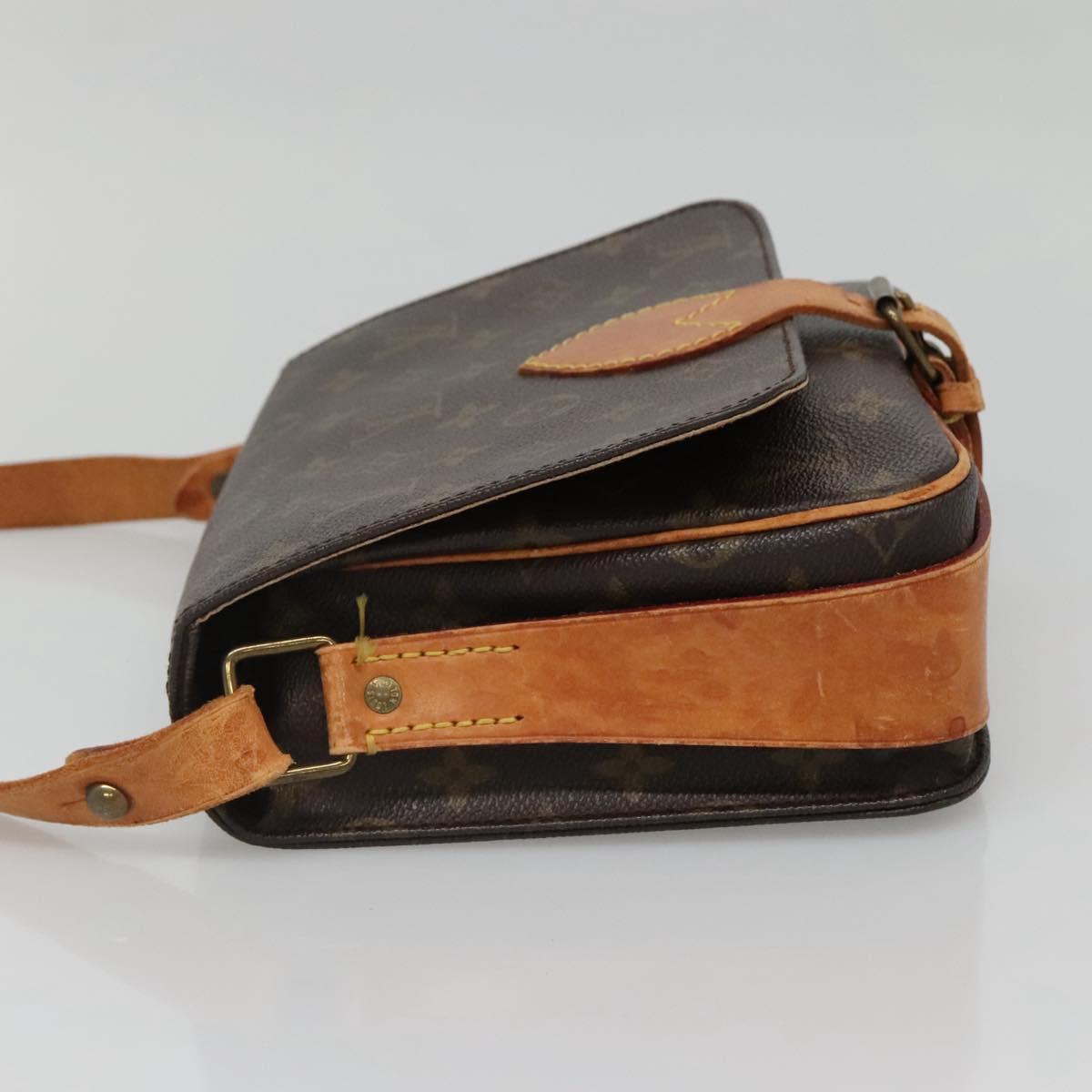 LOUIS VUITTON Monogram Cartouchiere MM Shoulder Bag M51253 LV Auth 139313