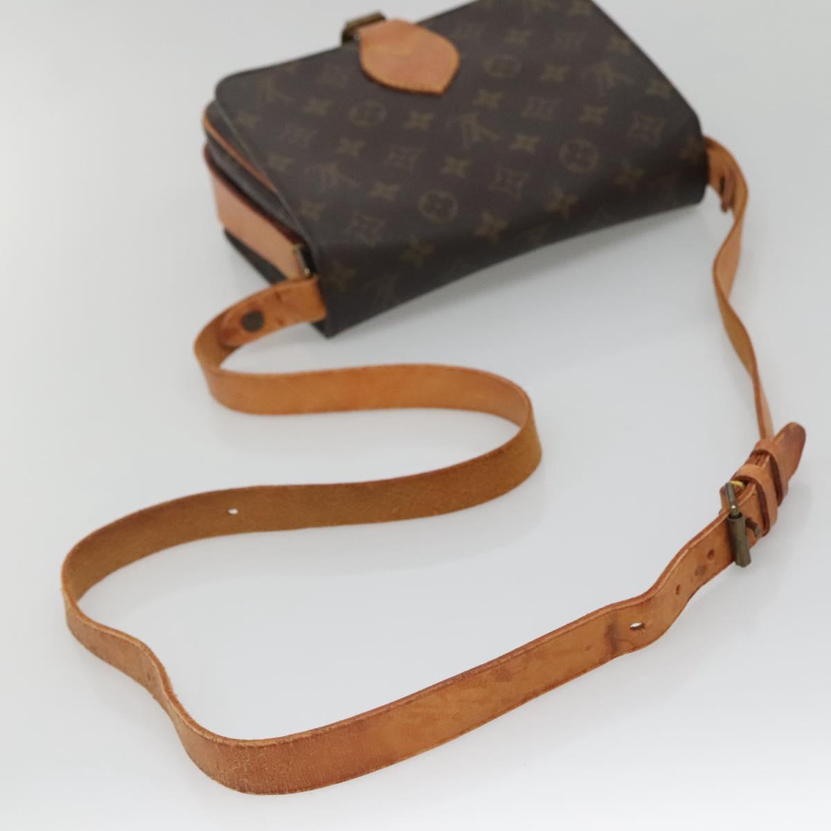 LOUIS VUITTON Monogram Cartouchiere MM Shoulder Bag M51253 LV Auth 139313