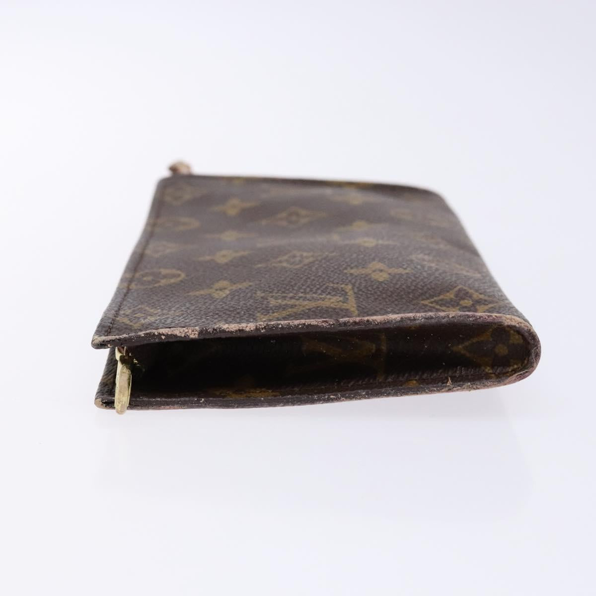 LOUIS VUITTON Monogram Bucket GM Accessory Pouch LV Auth 139318