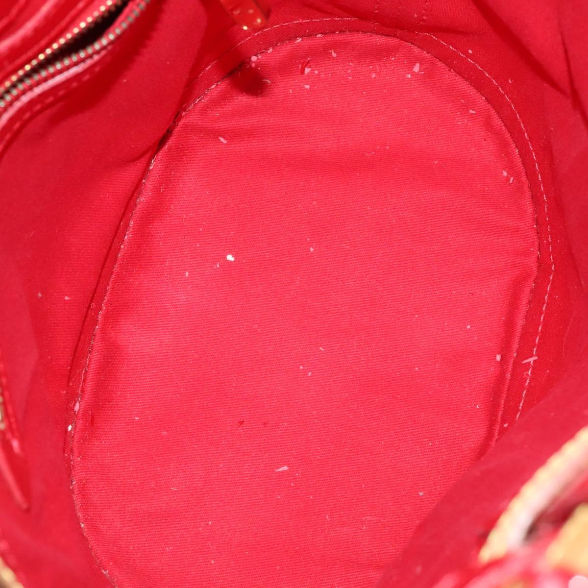 LOUIS VUITTON Monogram Ruby Neo Bucket Tote Bag Red M95613 LV Auth 139320