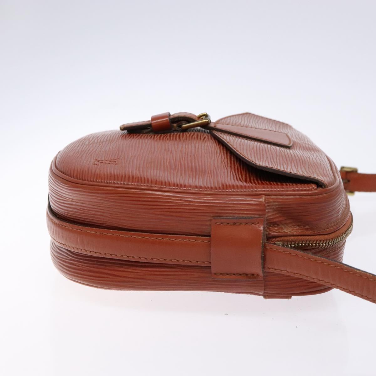 LOUIS VUITTON Epi Jeune FilleMM Shoulder Bag Brown M52153 LV Auth 139321