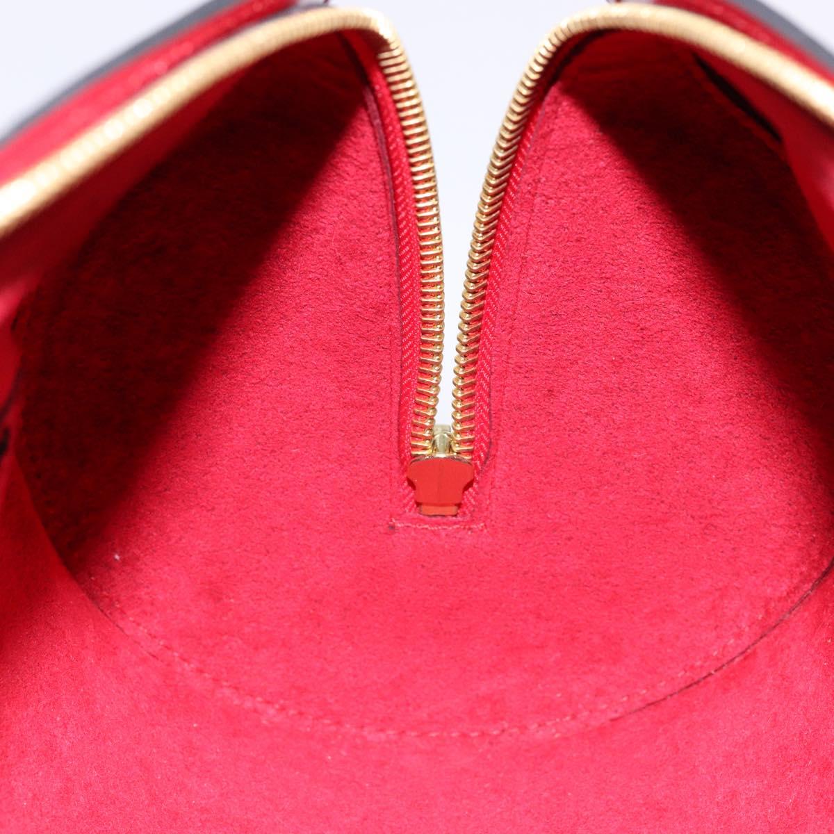 LOUIS VUITTON Epi Soufflot Hand Bag Red M52227 LV Auth 139322